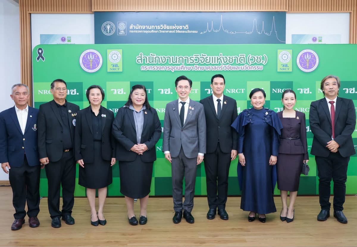 “ยศชนัน” ส่งมอบ 7 นวัตกรรมรับมือภัยน้ำ พร้อมรับมือ บรรเทา ฟื้นฟูสถานการณ์ภัยพิบัติอย่างเป็นระบบ วช.สนับสนุนการวิจัยและนวัตกรรม